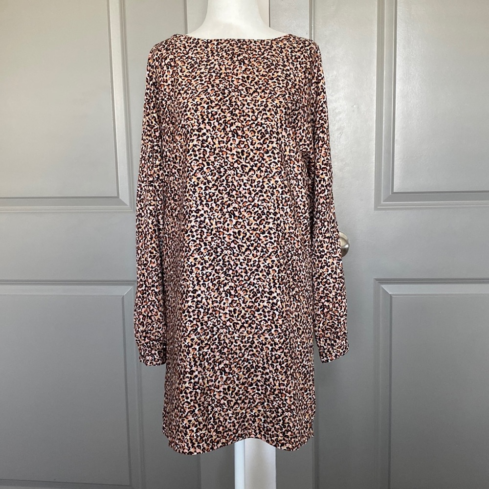 NWOT Animal Print Shift Dress